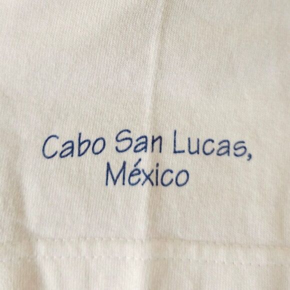 Whale Watching T Shirt Mens Size Large Vintage Y2K Humpback Cabo San Lucas Gecko - Picture 5 of 7